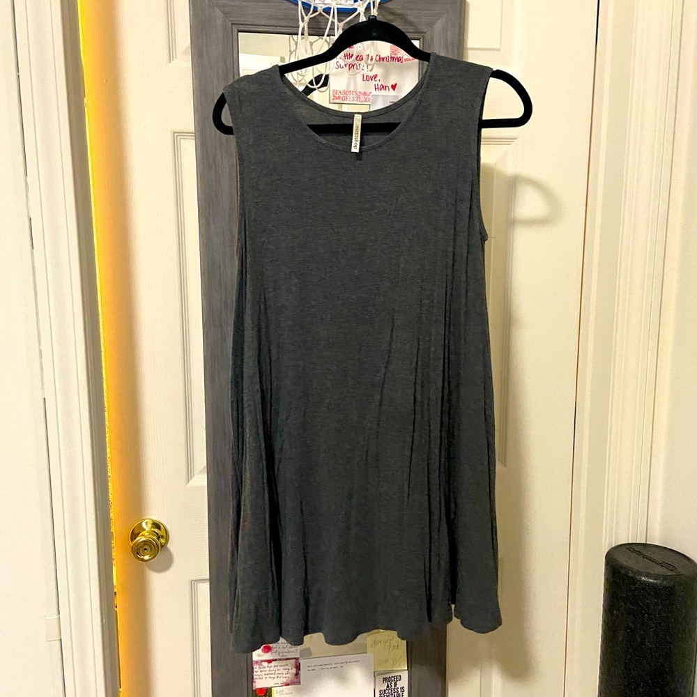 Grey shift dress!